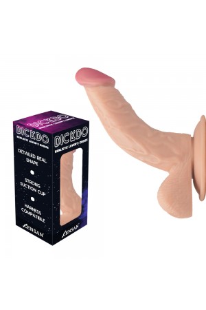 Dickdo Gerçekçi Eğik Dildo Penis 18cm