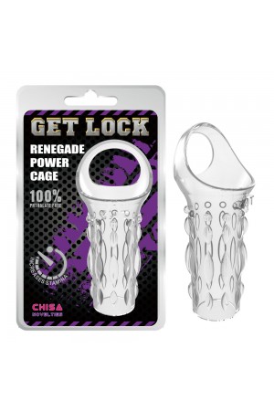 Get Lock Tırtıklı Penis & Testis Kılıfı